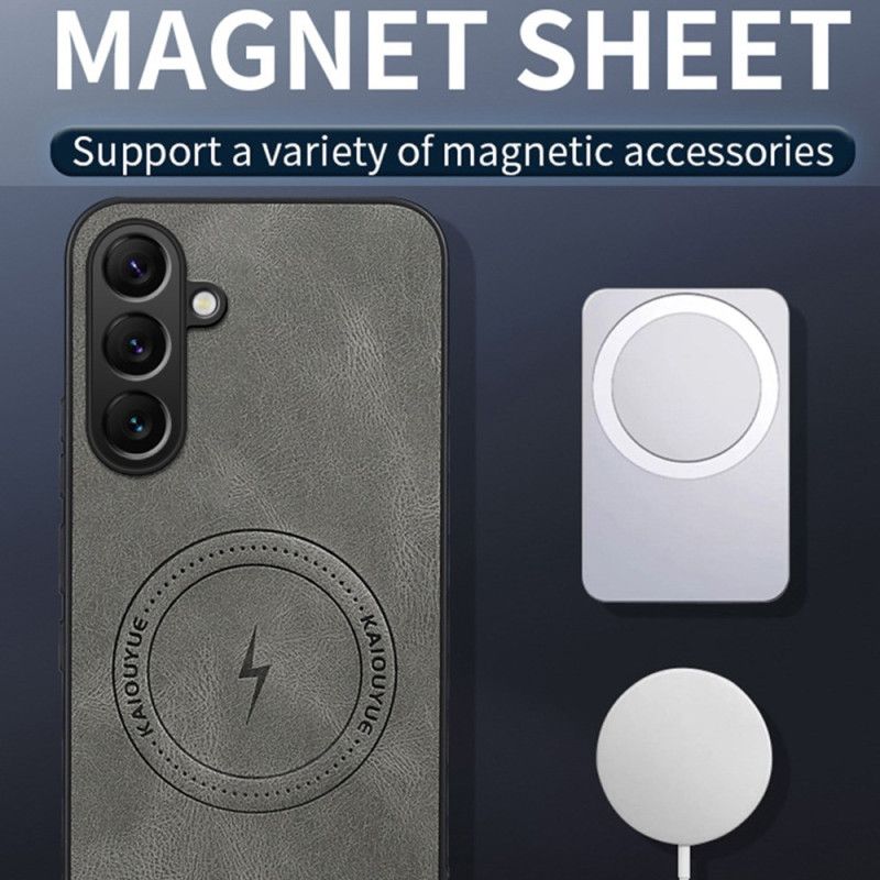 Cover Samsung Galaxy S26 Plus Magnetisk Læderstil