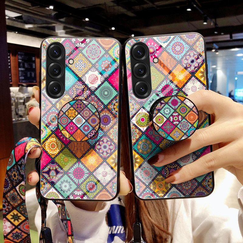Cover Samsung Galaxy S26 Plus Ringholder Og Patchwork-snor