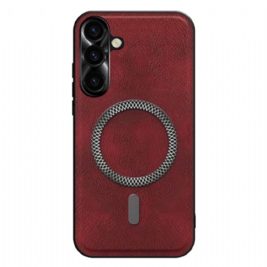 Cover Samsung Galaxy S26 Plus Telefon Etui Lædereffekt Og Metallinseramme