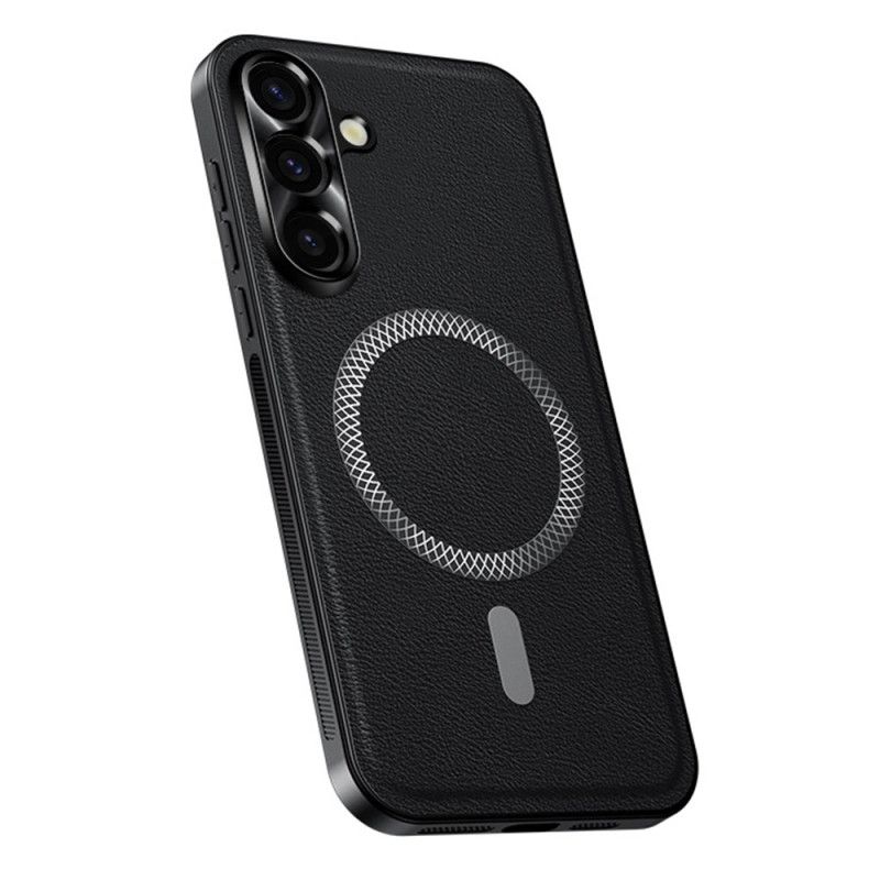 Cover Samsung Galaxy S26 Plus Telefon Etui Lædereffekt Og Metallinseramme