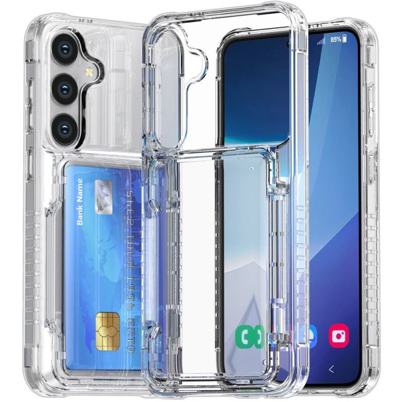 Cover Samsung Galaxy S26 Plus Transparent Kortholder Og Stativ