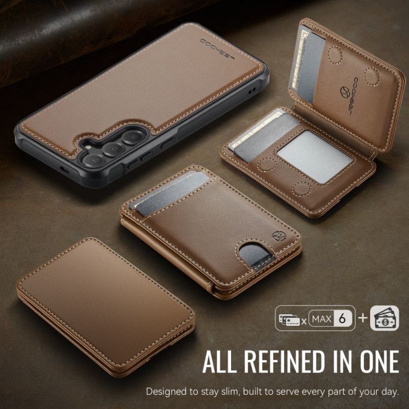 Cover Til Samsung Galaxy S26 Plus Aftagelig Kortholder Jeehood