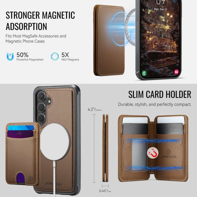 Cover Til Samsung Galaxy S26 Plus Aftagelig Kortholder Jeehood