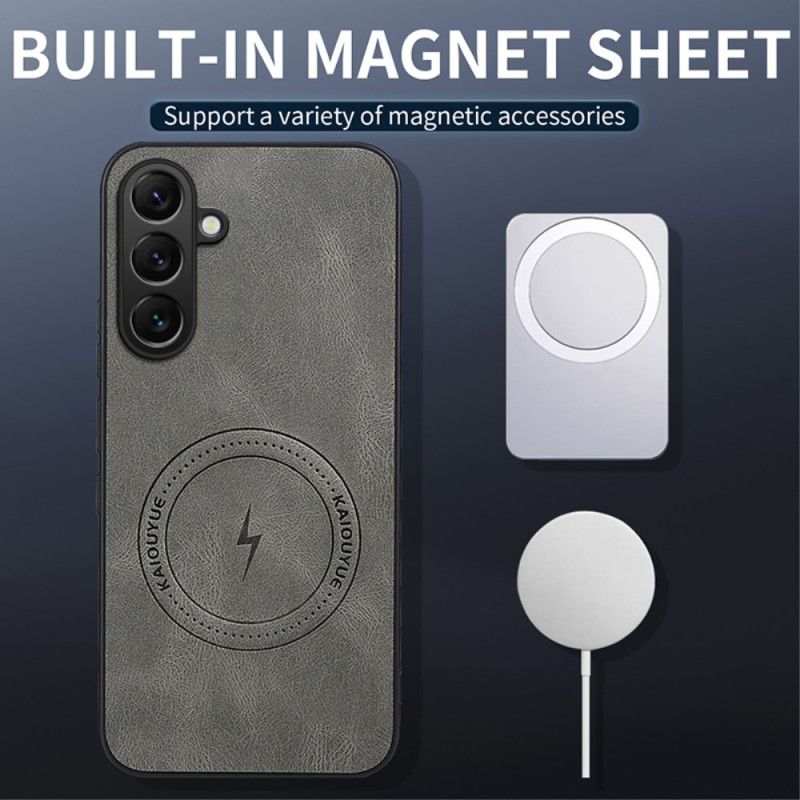 Cover Til Samsung Galaxy S26 Plus Magnetisk Lædereffekt
