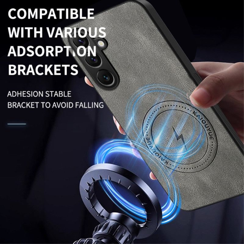 Cover Til Samsung Galaxy S26 Plus Magnetisk Lædereffekt
