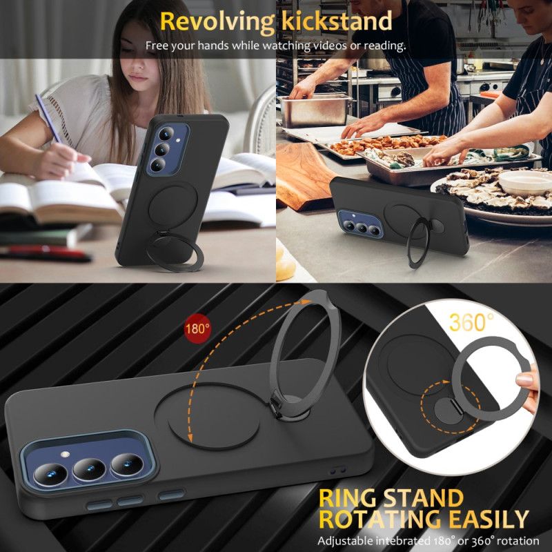 Cover Til Samsung Galaxy S26 Plus Magnetisk Med Roterende Ring Og Stativ