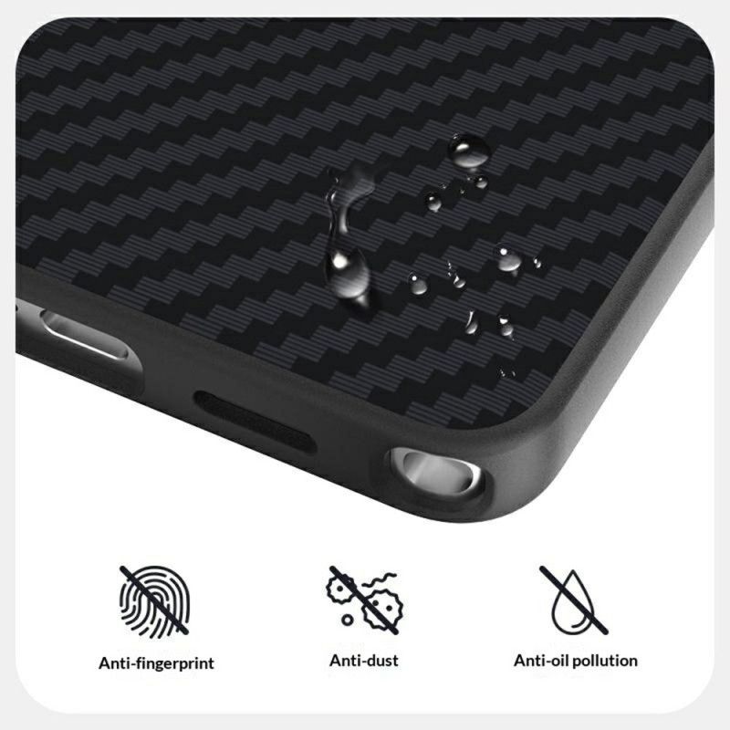 Cover Til Samsung Galaxy S26 Plus Tekstureret Magnetisk Montering I Kulfiber