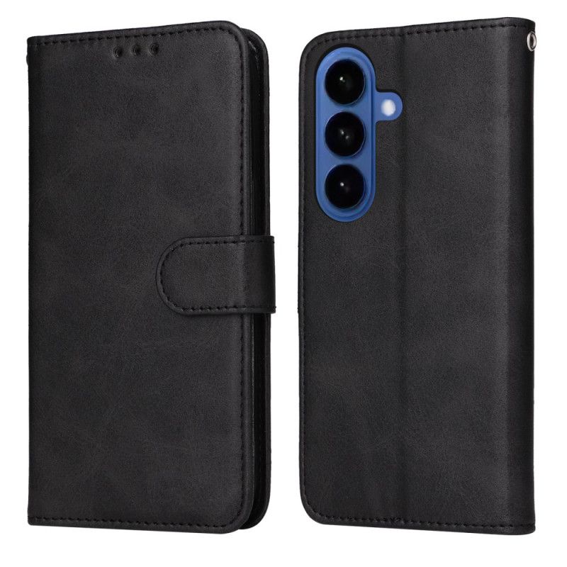Flip Cover Samsung Galaxy S26 Plus Almindelig Kunstlæder
