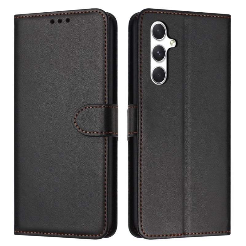 Flip Cover Samsung Galaxy S26 Plus Almindelig Lædereffekt