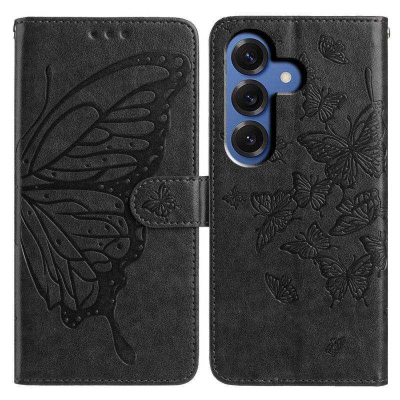 Flip Cover Samsung Galaxy S26 Plus Barok Sommerfugl