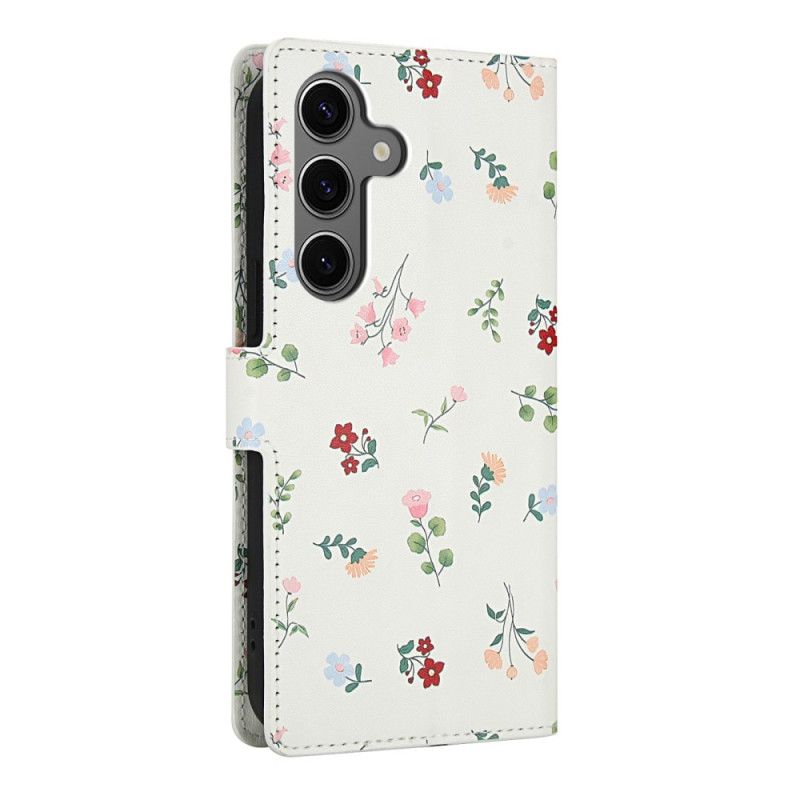 Flip Cover Samsung Galaxy S26 Plus Blomsterrem