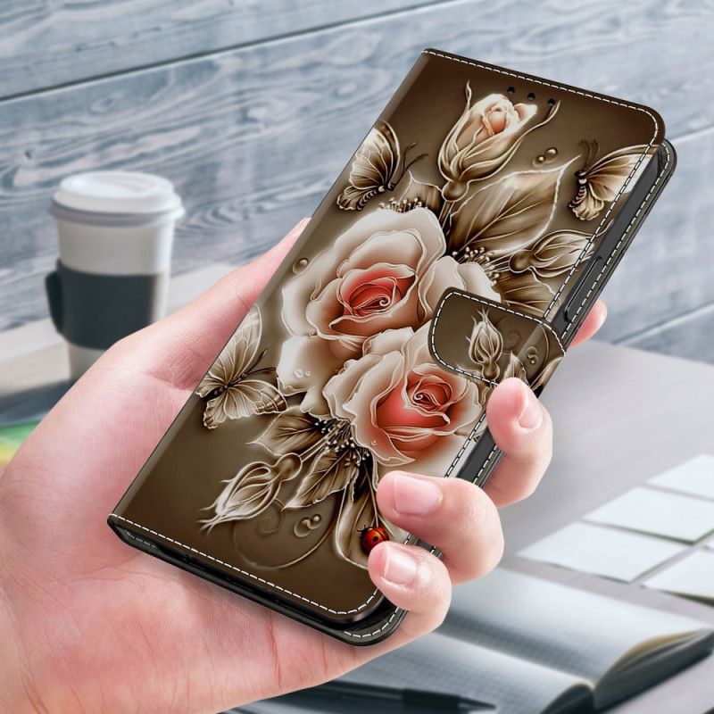 Flip Cover Samsung Galaxy S26 Plus Brune Roser