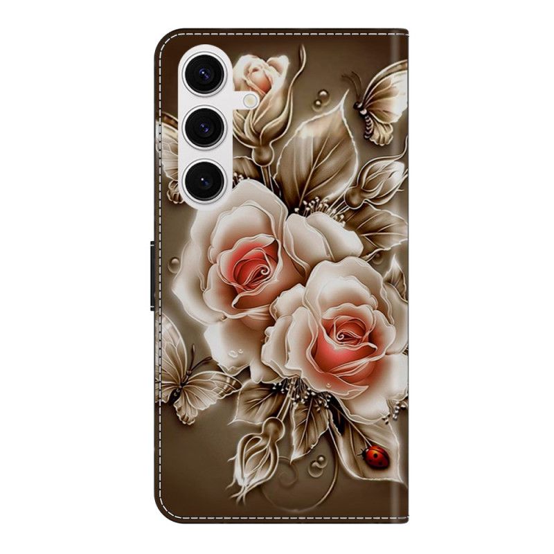 Flip Cover Samsung Galaxy S26 Plus Brune Roser