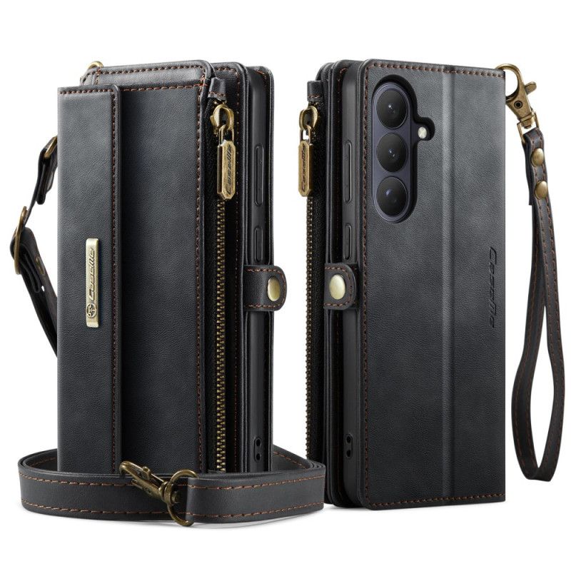 Flip Cover Samsung Galaxy S26 Plus Caseme Rfid-beskyttelse Og Skulderrem