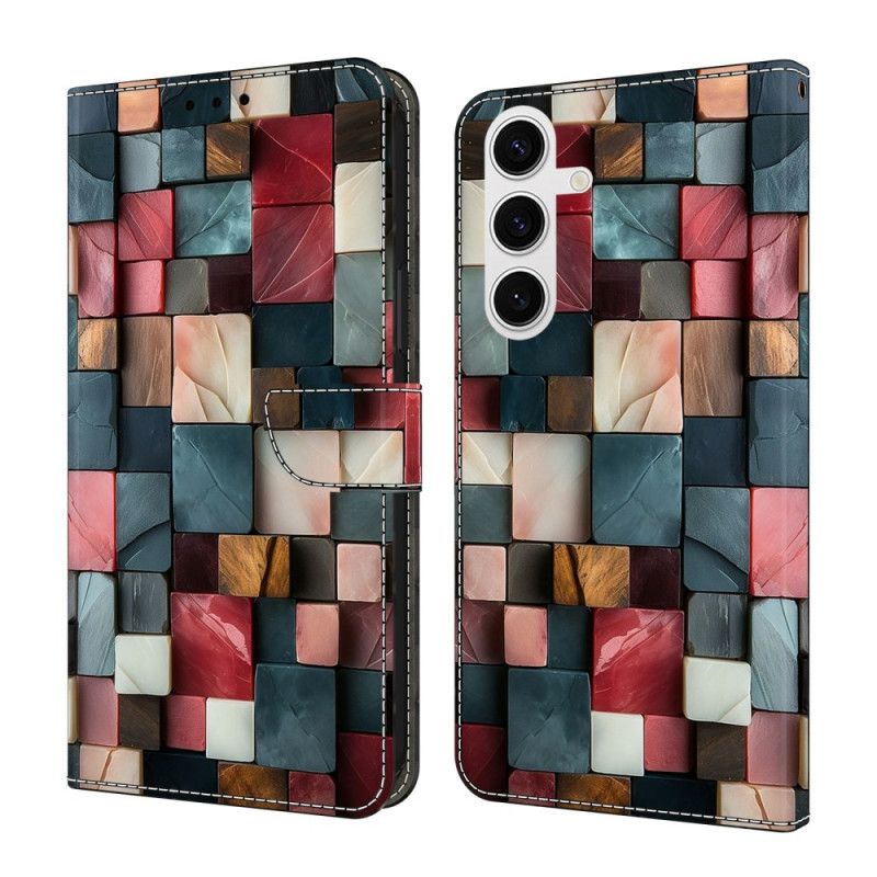 Flip Cover Samsung Galaxy S26 Plus Farvede Klodser
