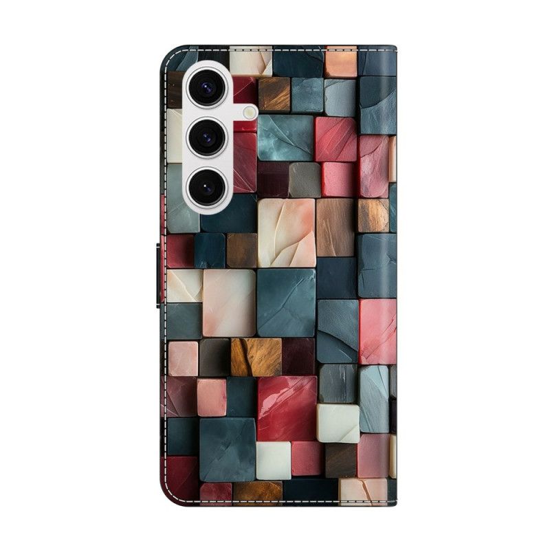 Flip Cover Samsung Galaxy S26 Plus Farvede Klodser