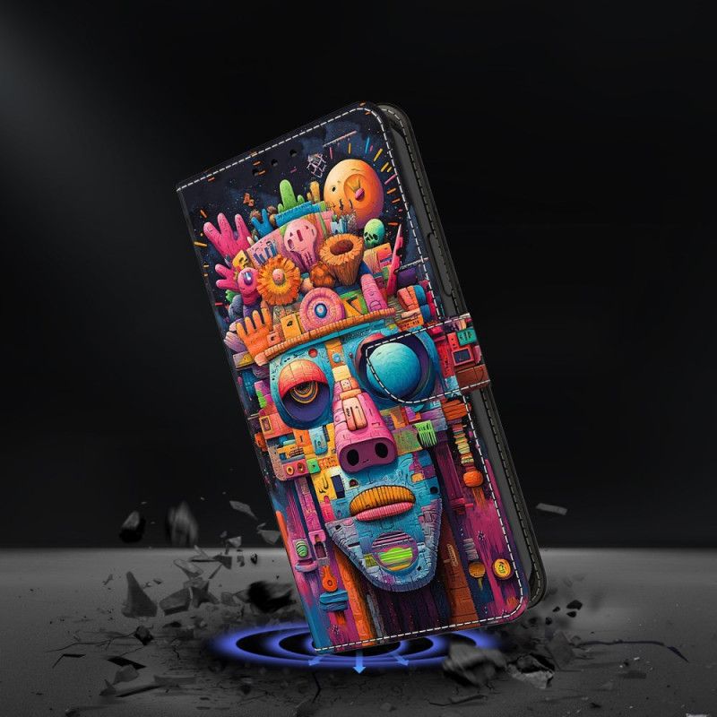Flip Cover Samsung Galaxy S26 Plus Graffitiportræt