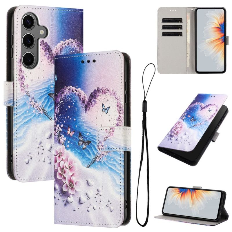 Flip Cover Samsung Galaxy S26 Plus Hjerte