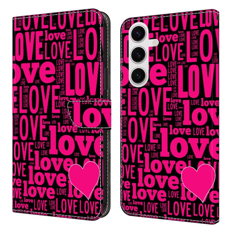 Flip Cover Samsung Galaxy S26 Plus Kærlighed