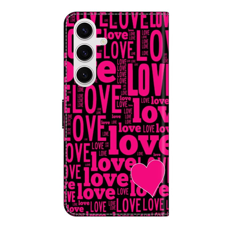 Flip Cover Samsung Galaxy S26 Plus Kærlighed