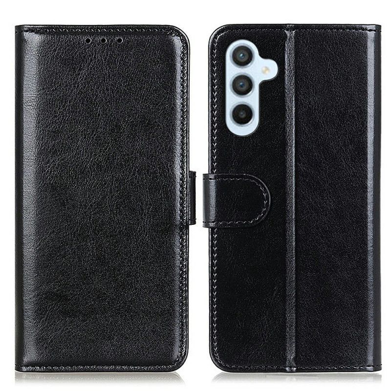 Flip Cover Samsung Galaxy S26 Plus Laklæder I Kunstlæder