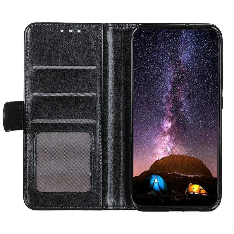 Flip Cover Samsung Galaxy S26 Plus Laklæder I Kunstlæder