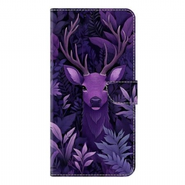 Flip Cover Samsung Galaxy S26 Plus Lilla Hjortemotiv