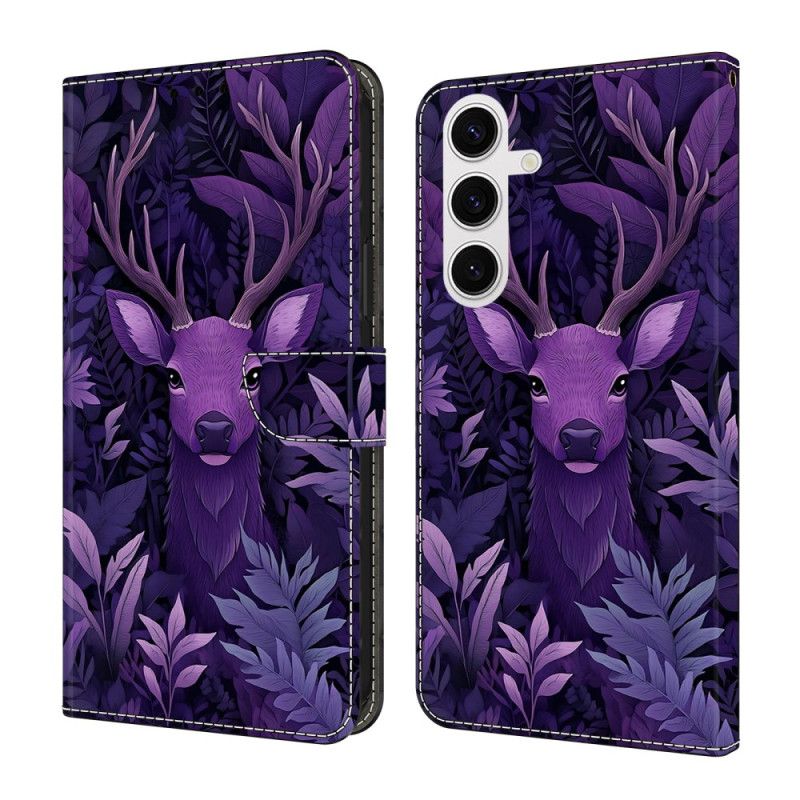 Flip Cover Samsung Galaxy S26 Plus Lilla Hjortemotiv