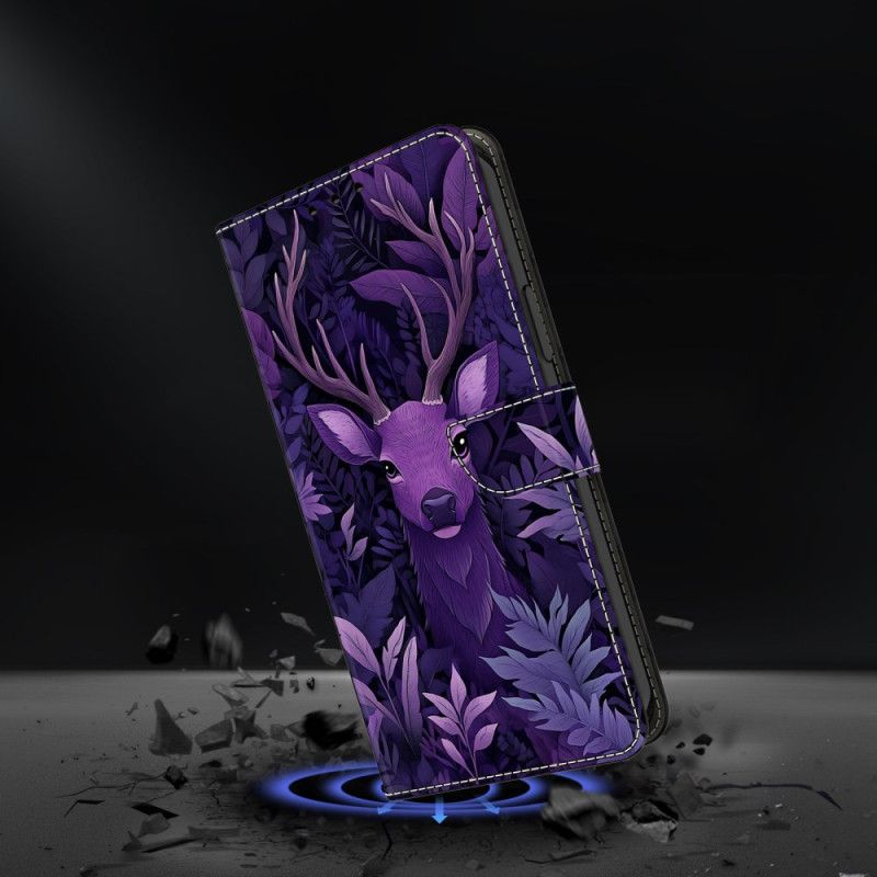 Flip Cover Samsung Galaxy S26 Plus Lilla Hjortemotiv