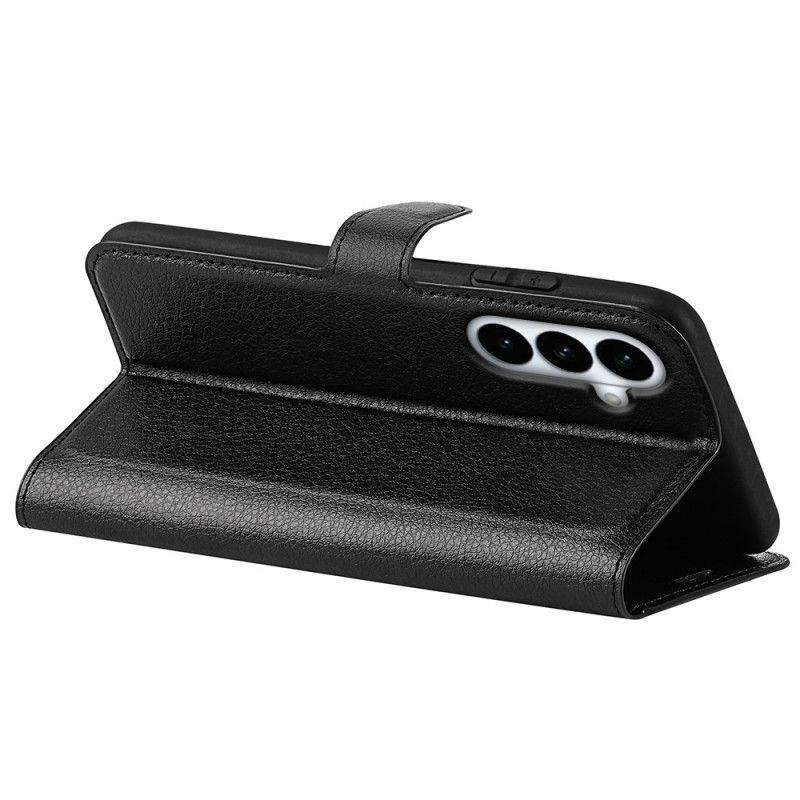Flip Cover Samsung Galaxy S26 Plus Litchi-kunstlæder