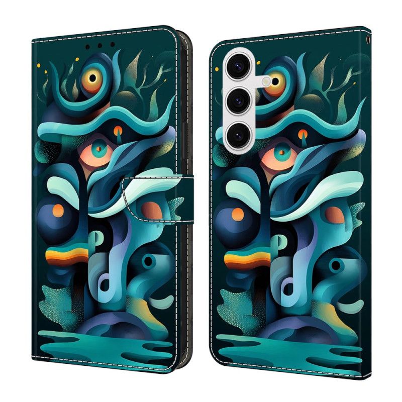 Flip Cover Samsung Galaxy S26 Plus Ombregrøn Graffiti
