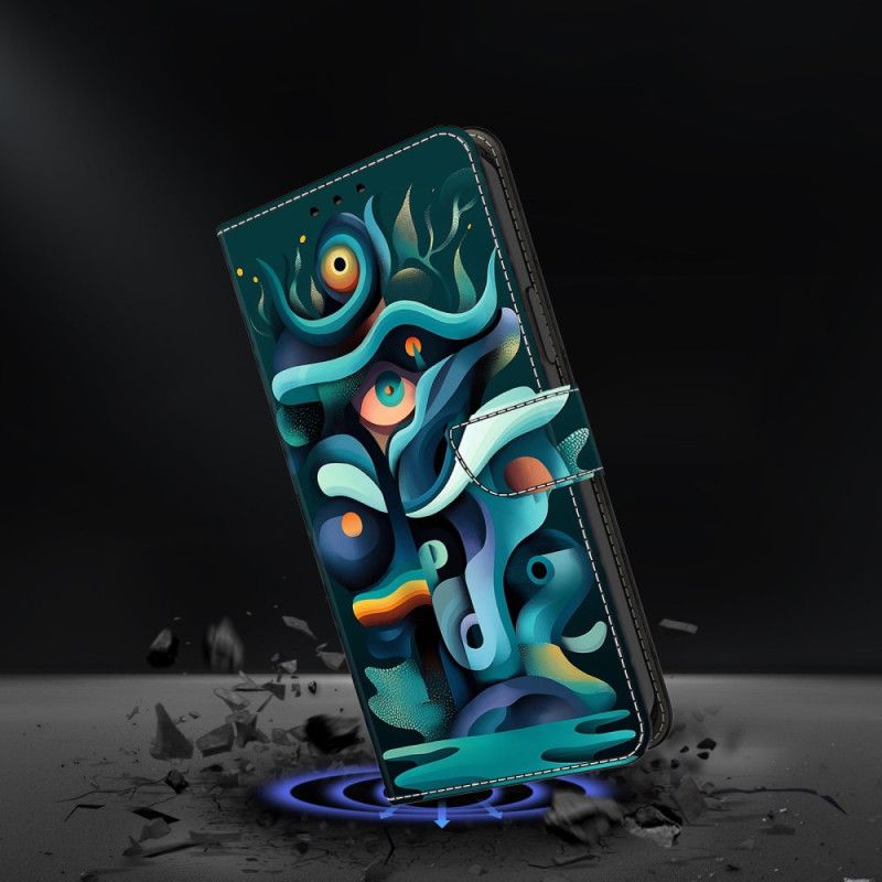 Flip Cover Samsung Galaxy S26 Plus Ombregrøn Graffiti