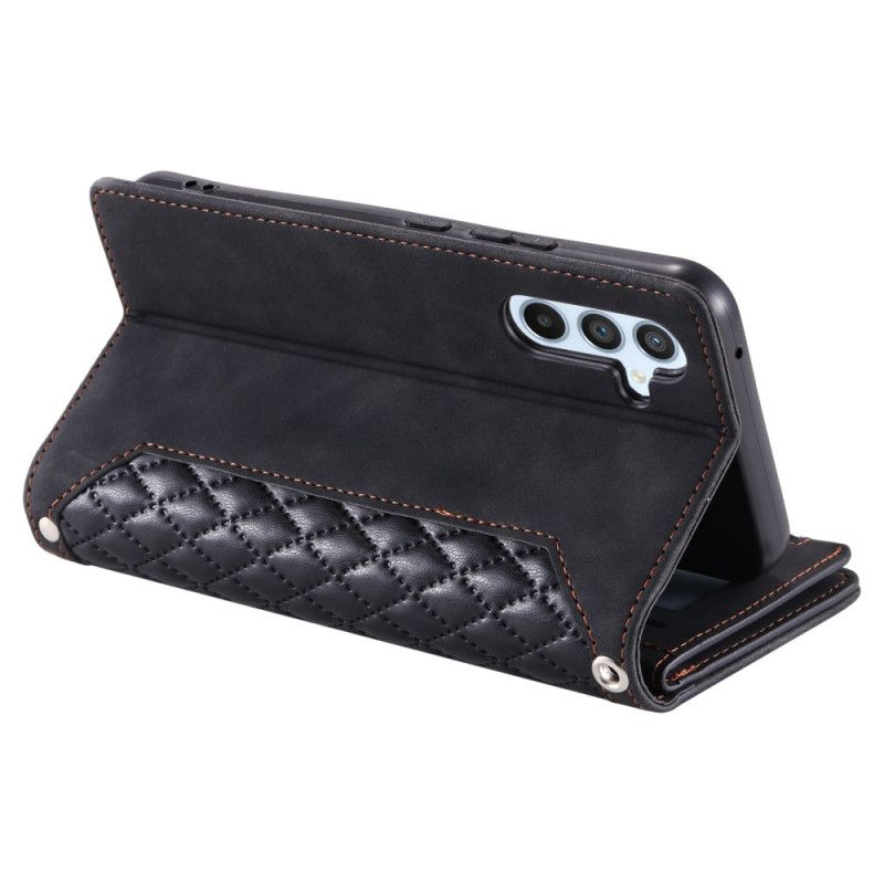 Flip Cover Samsung Galaxy S26 Plus Quiltet Pung Med Rem