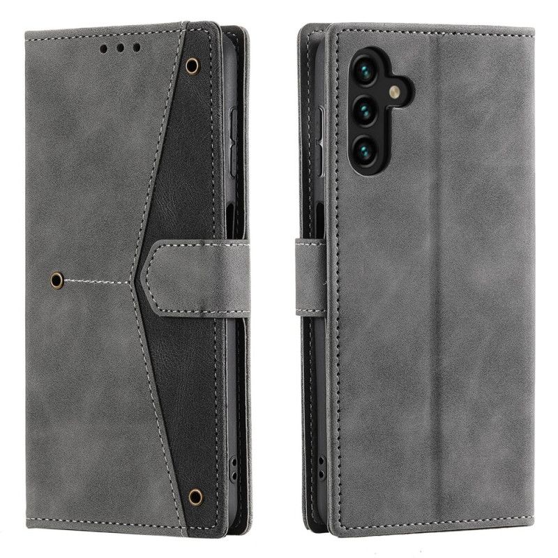 Flip Cover Samsung Galaxy S26 Plus Tofarvet Kunstlæder