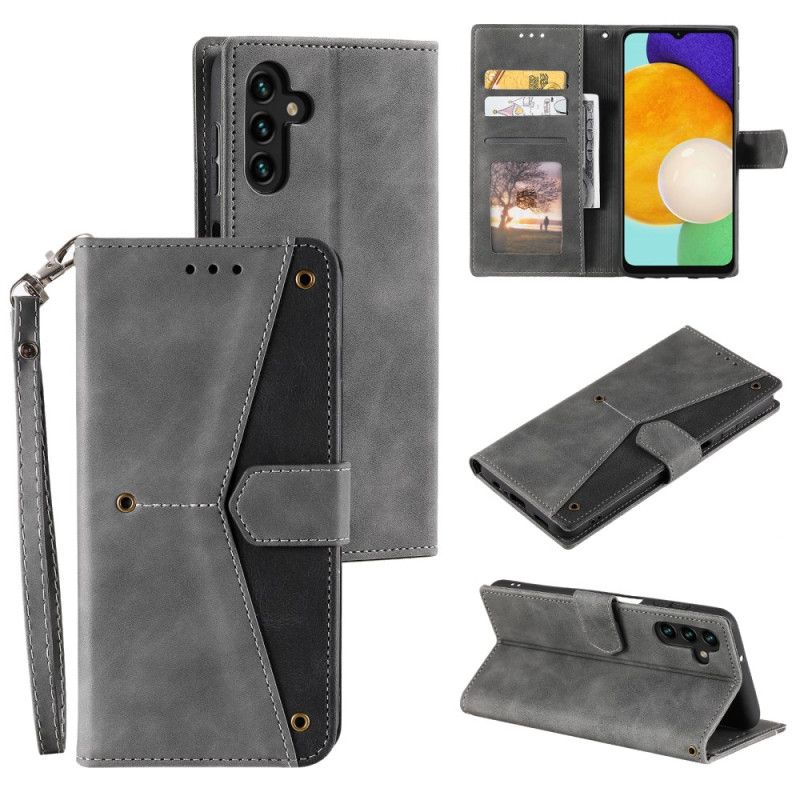 Flip Cover Samsung Galaxy S26 Plus Tofarvet Kunstlæder