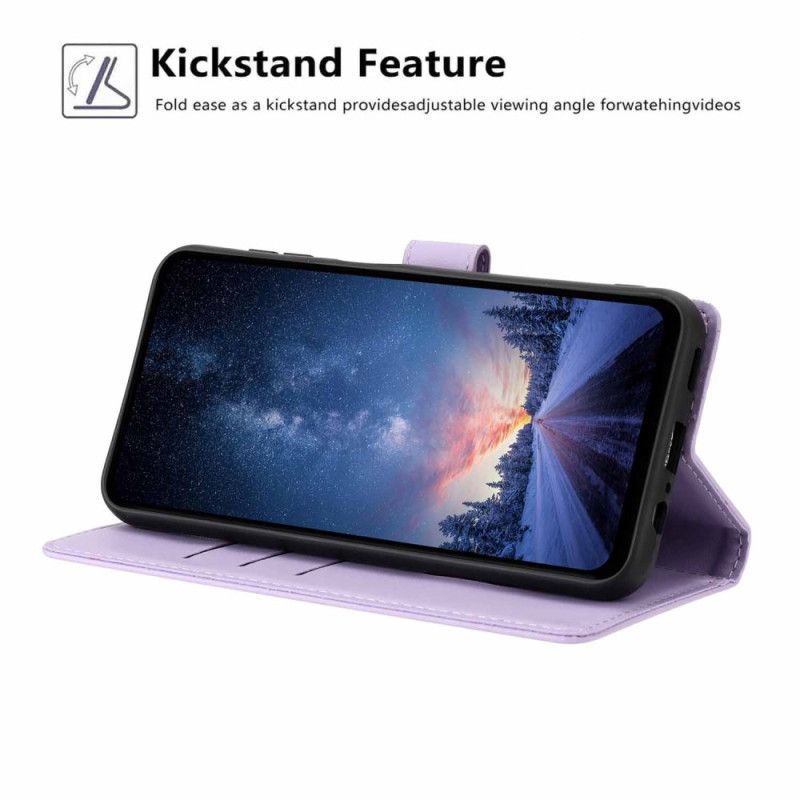 Flip Cover Samsung Galaxy S26 Plus Træ- Og Kattemønster