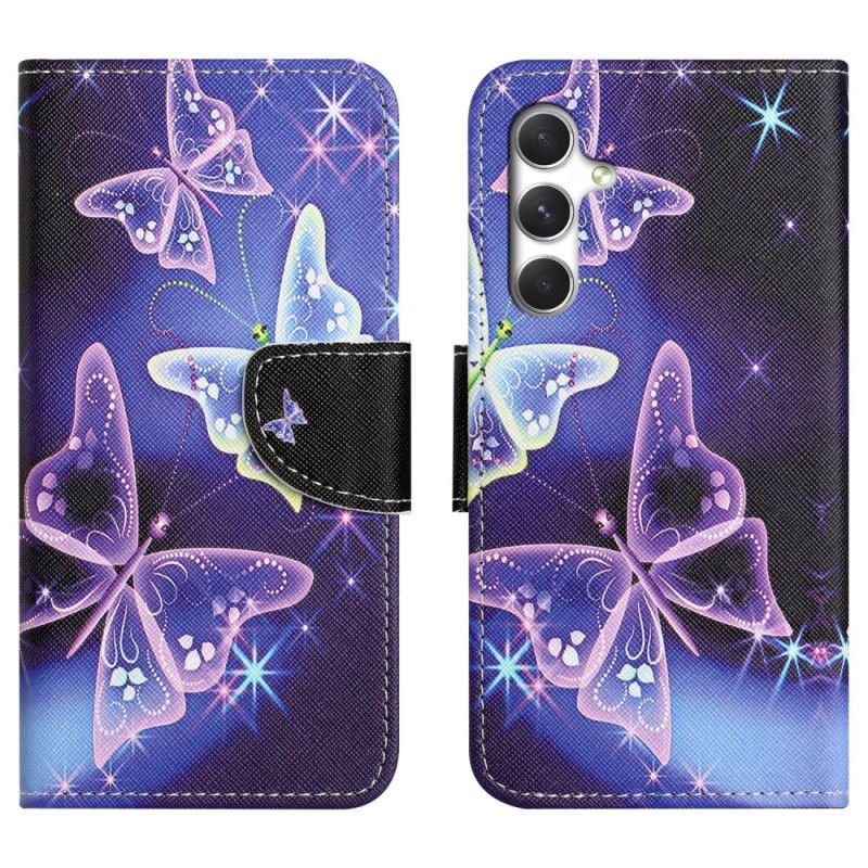 Flip Cover Til Samsung Galaxy S26 Plus Funklende Sommerfugle
