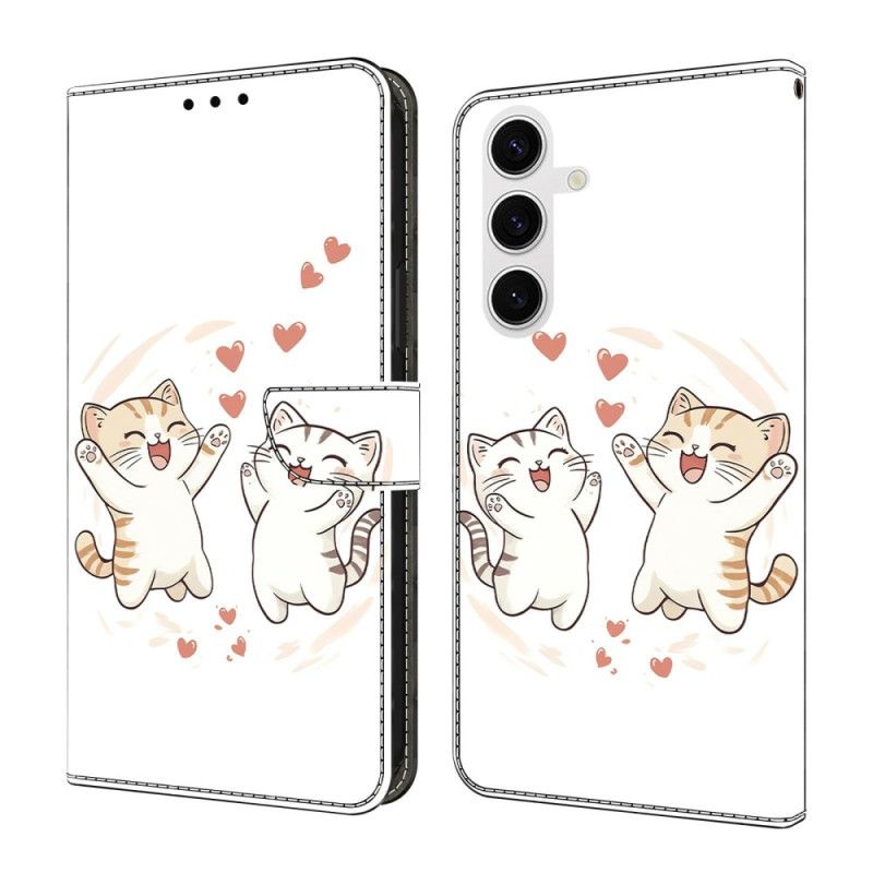 Flip Cover Til Samsung Galaxy S26 Plus Kærlighedskatte