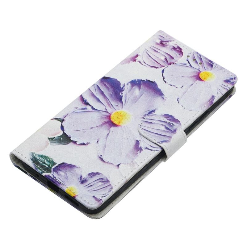 Flip Cover Til Samsung Galaxy S26 Plus Lilla Blomster