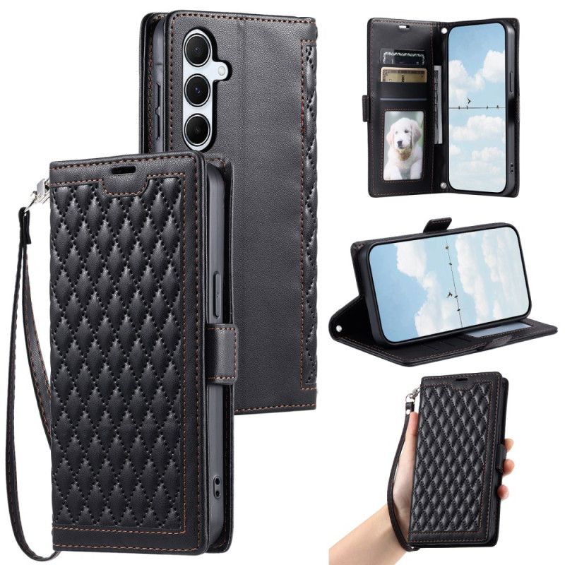 Flip Cover Til Samsung Galaxy S26 Plus Quiltet Vintage Design