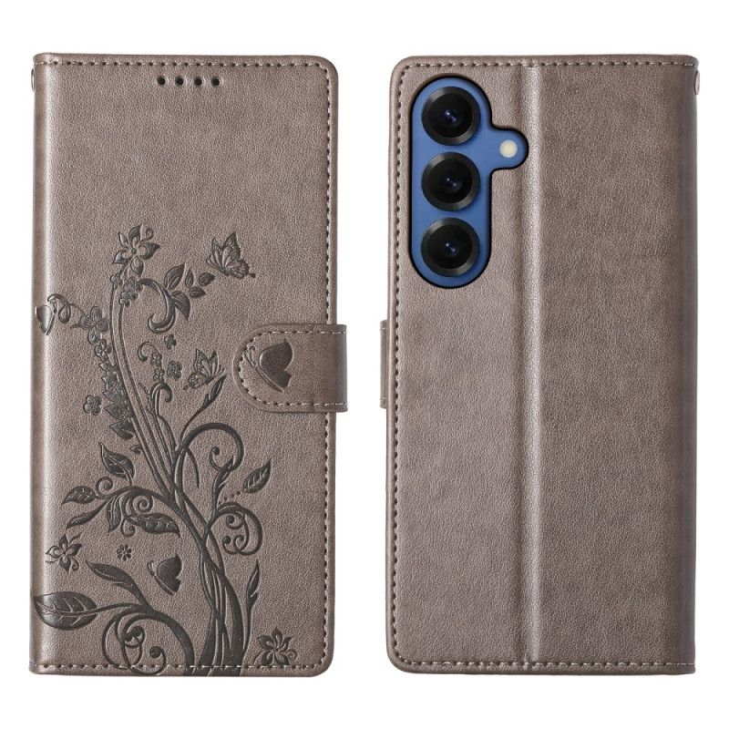 Flip Cover Til Samsung Galaxy S26 Plus Små Blomster