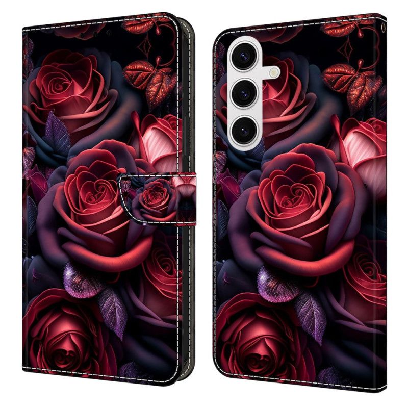 Flip Cover Til Samsung Galaxy S26 Plus Sort Rose