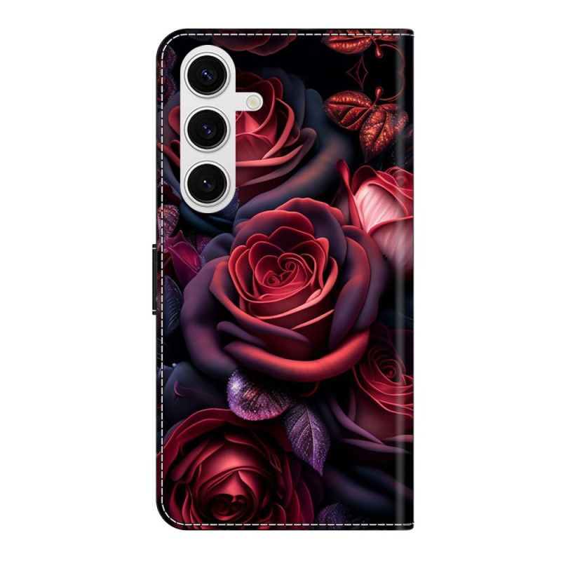 Flip Cover Til Samsung Galaxy S26 Plus Sort Rose