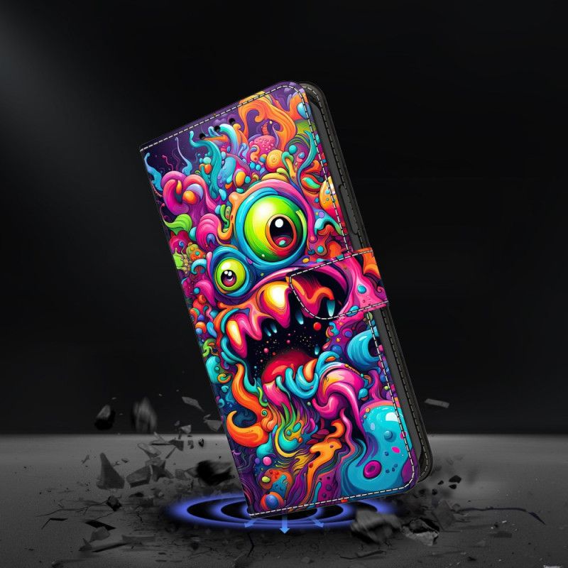 Læder Cover Samsung Galaxy S26 Plus Qilin Graffitimotiv