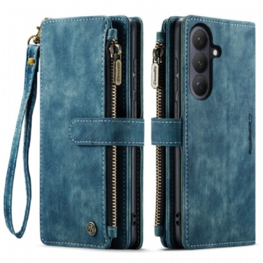 Læder Cover Samsung Galaxy S26 Plus Telefon Etui Caseme Med Ruskindseffekt