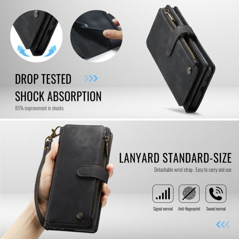 Læder Cover Samsung Galaxy S26 Plus Telefon Etui Caseme Med Ruskindseffekt