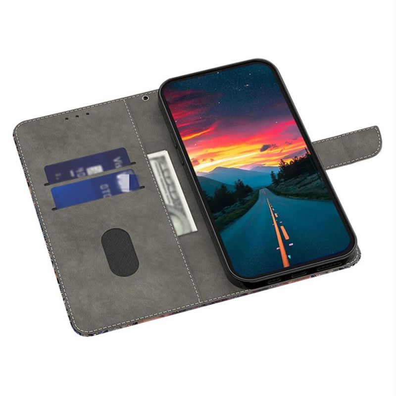 Læder Cover Samsung Galaxy S26 Plus Telefon Etui Krystalvinger