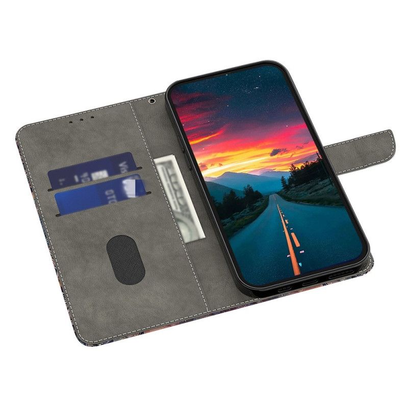 Læder Cover Samsung Galaxy S26 Plus Telefon Etui Kunstflamingo