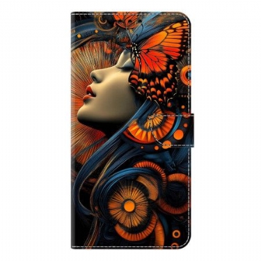 Læder Cover Samsung Galaxy S26 Plus Telefon Etui Kunstkvinde