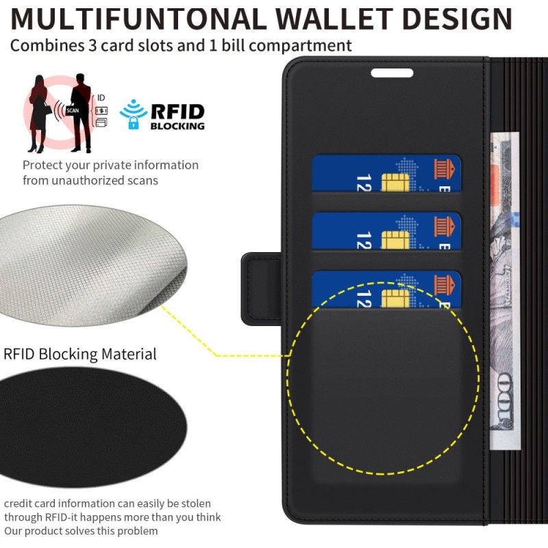 Læder Cover Samsung Galaxy S26 Plus Telefon Etui Rfid-blokering